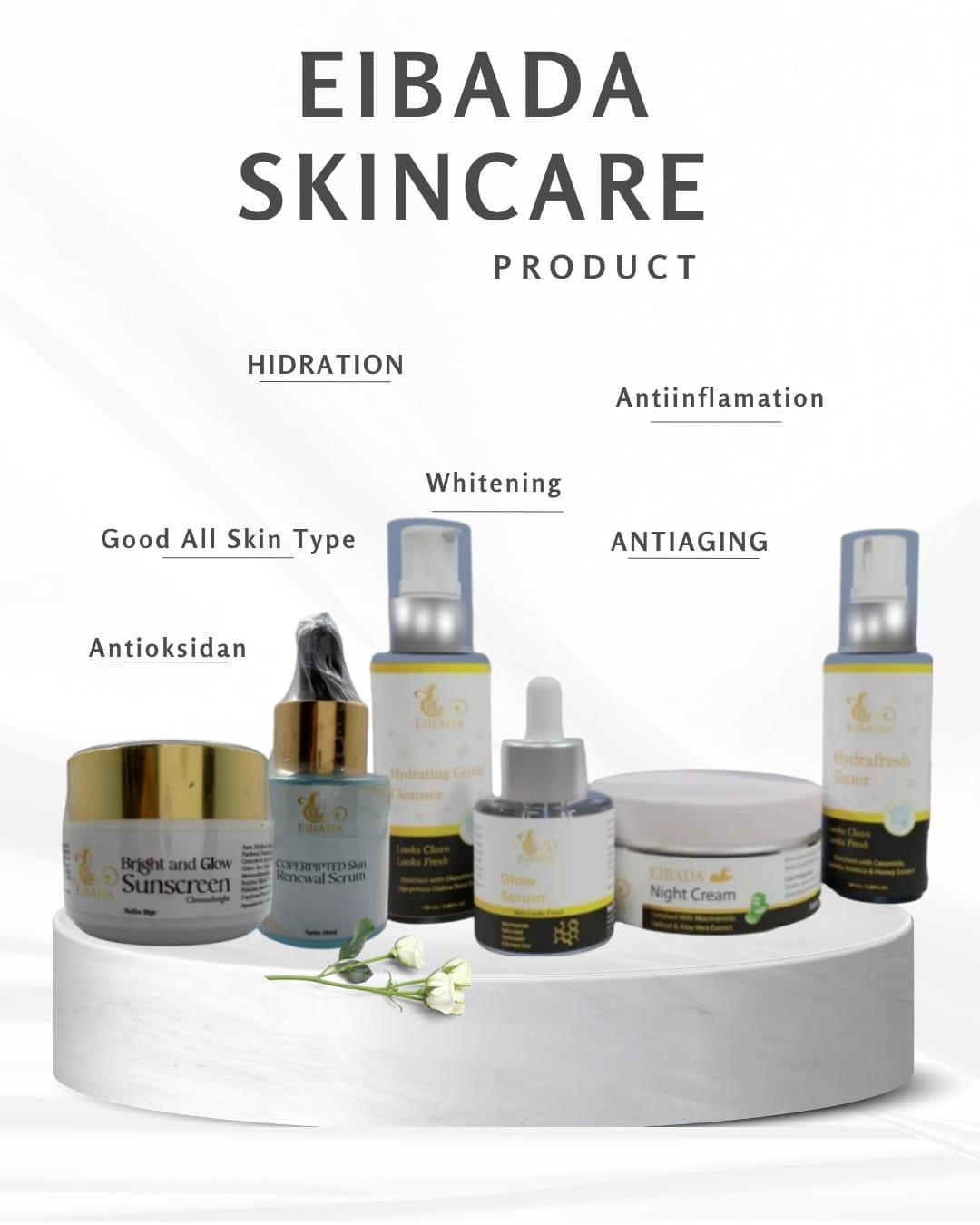 Produk Bundling sepaket produk Eibada Skincare