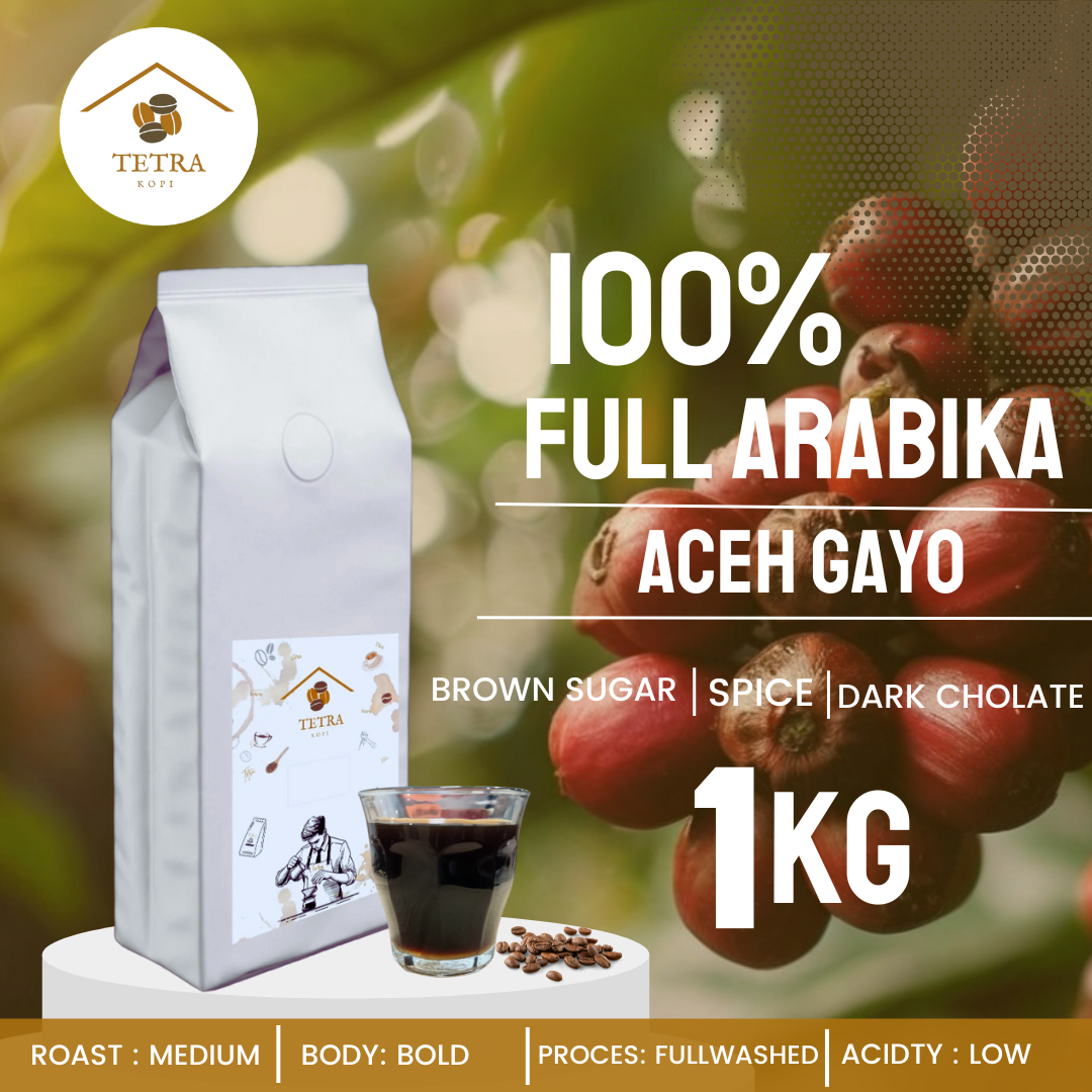 Produk TetraKopi Arabika Aceh Gayo 1Kg