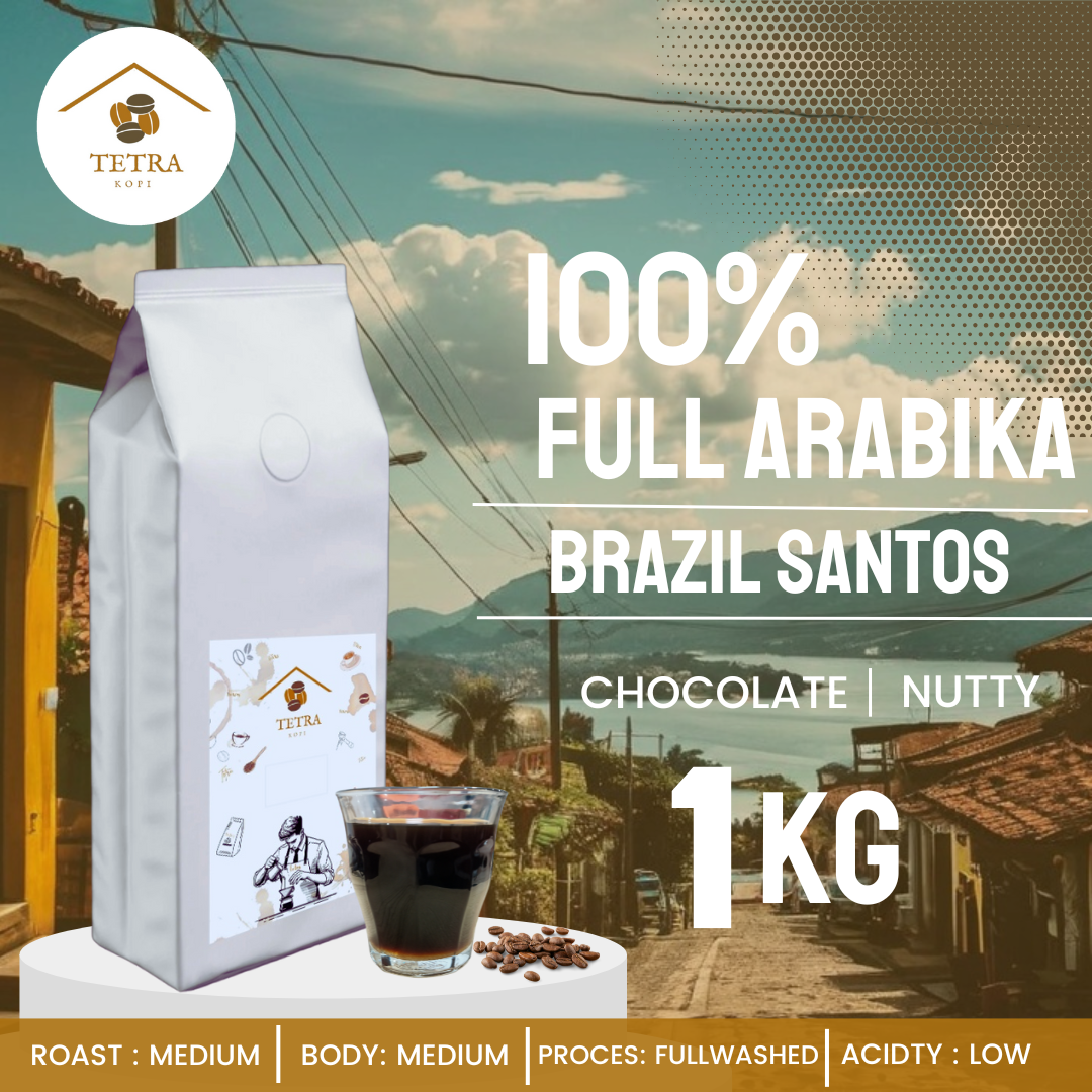 Produk TetraKopi Arabika Brazil Santos 1Kg