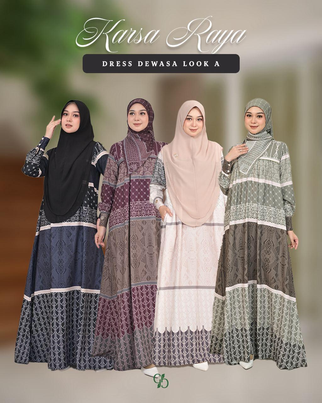 Produk Sarimbit Dress Dewasa Look A