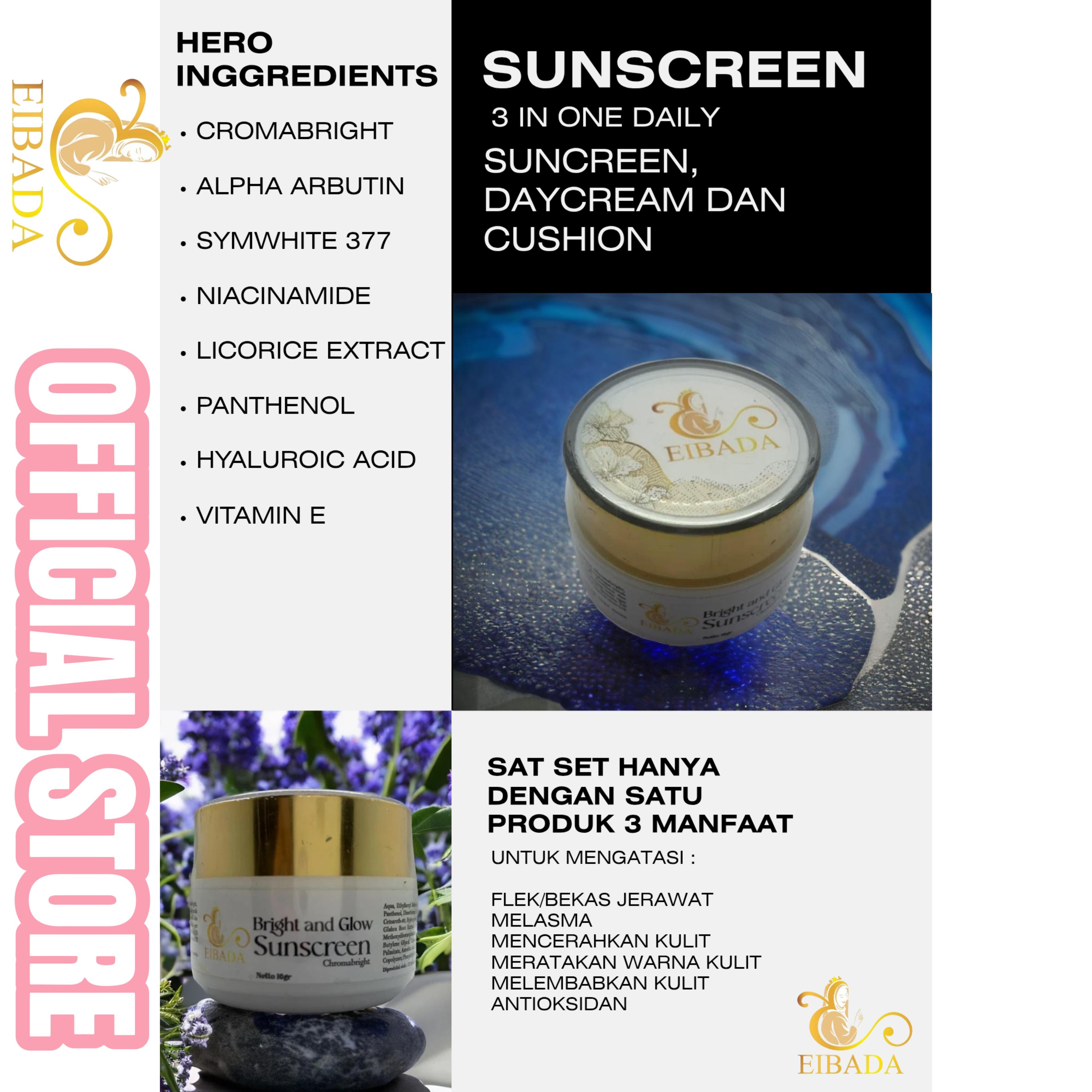 Produk Bundling sepaket produk Eibada Skincare